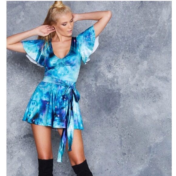 Blackmilk Other - FINAL DAY! EUC Blackmilk galaxy play suit XXS/XS